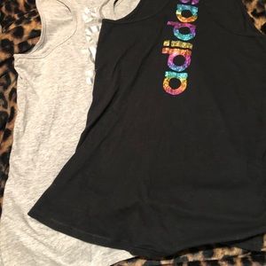 Adidas youth tank tops 14/16